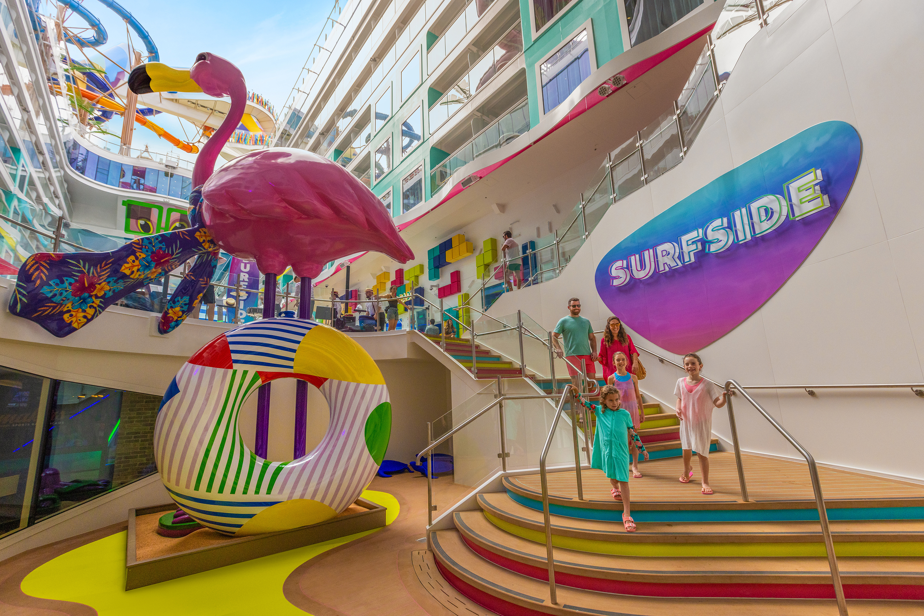 Surfside - en stadsdel där vuxna och barn i åldern sex år och under kan vara och roa sig hela dagen