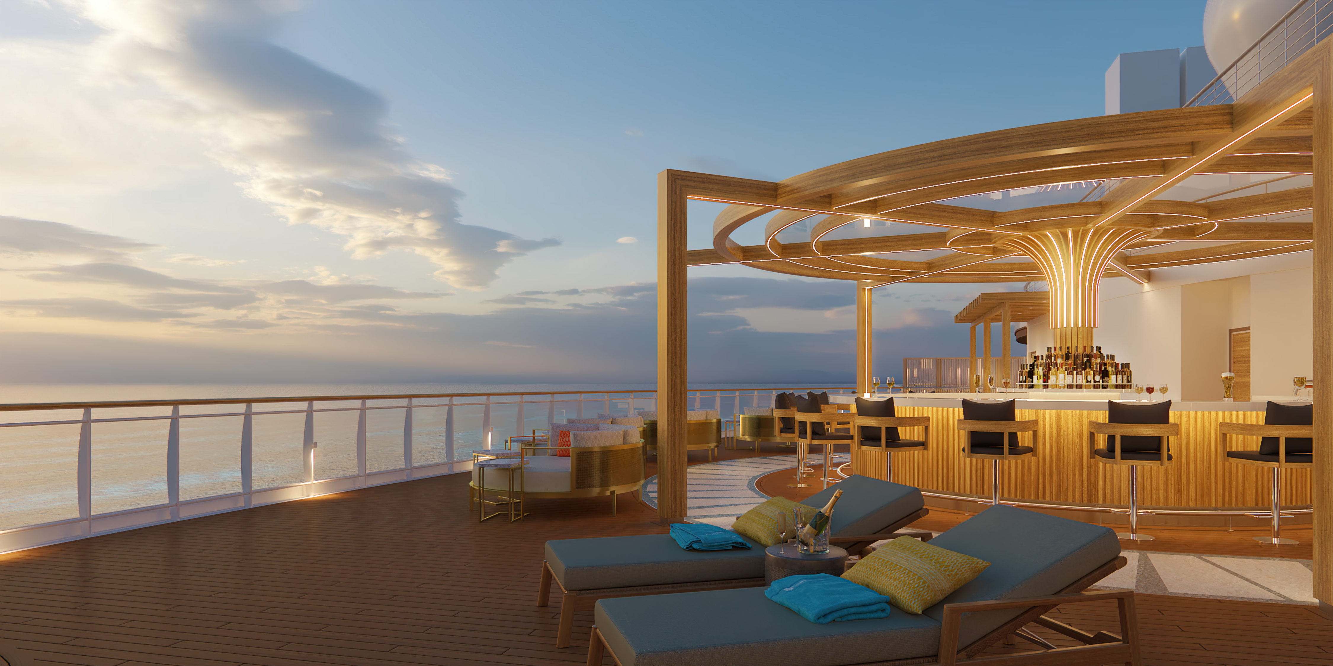 Njut av den avkopplande atmosfären på Vibe Beach Club
