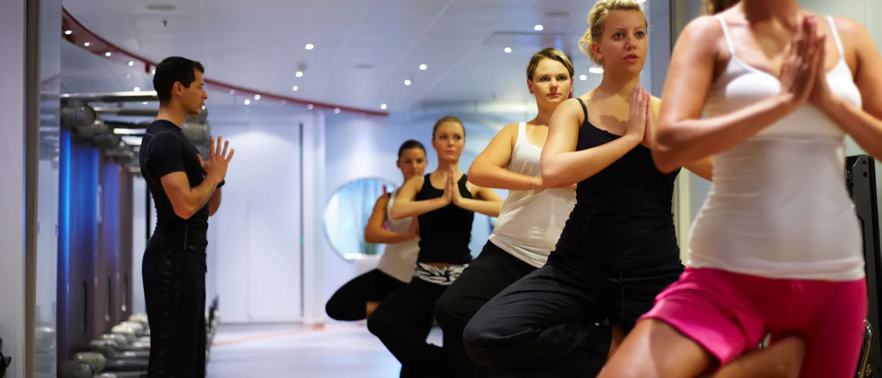 Yoga i träningsstudion (mot extra kostnad)