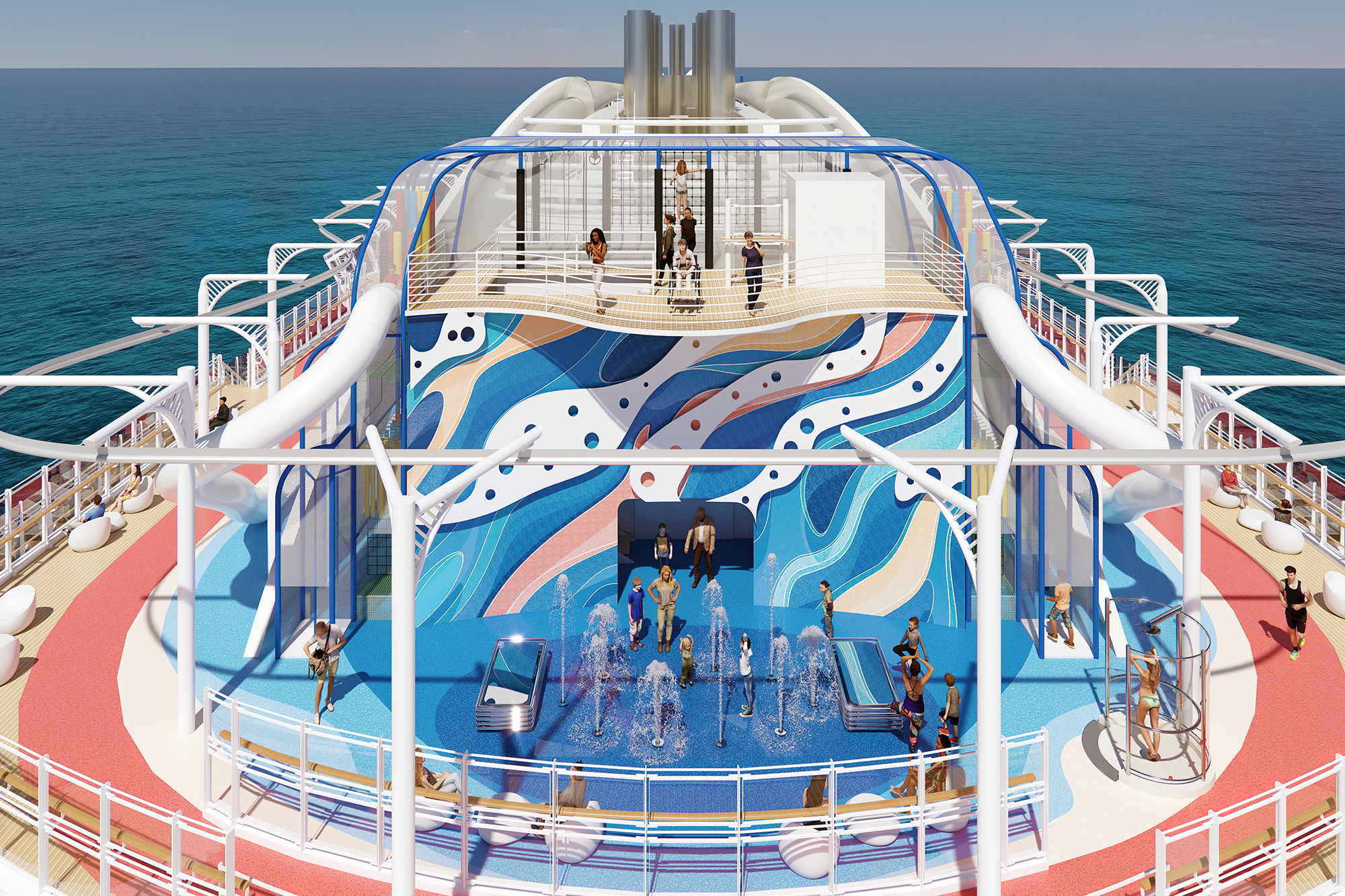 Have fun in the splash area