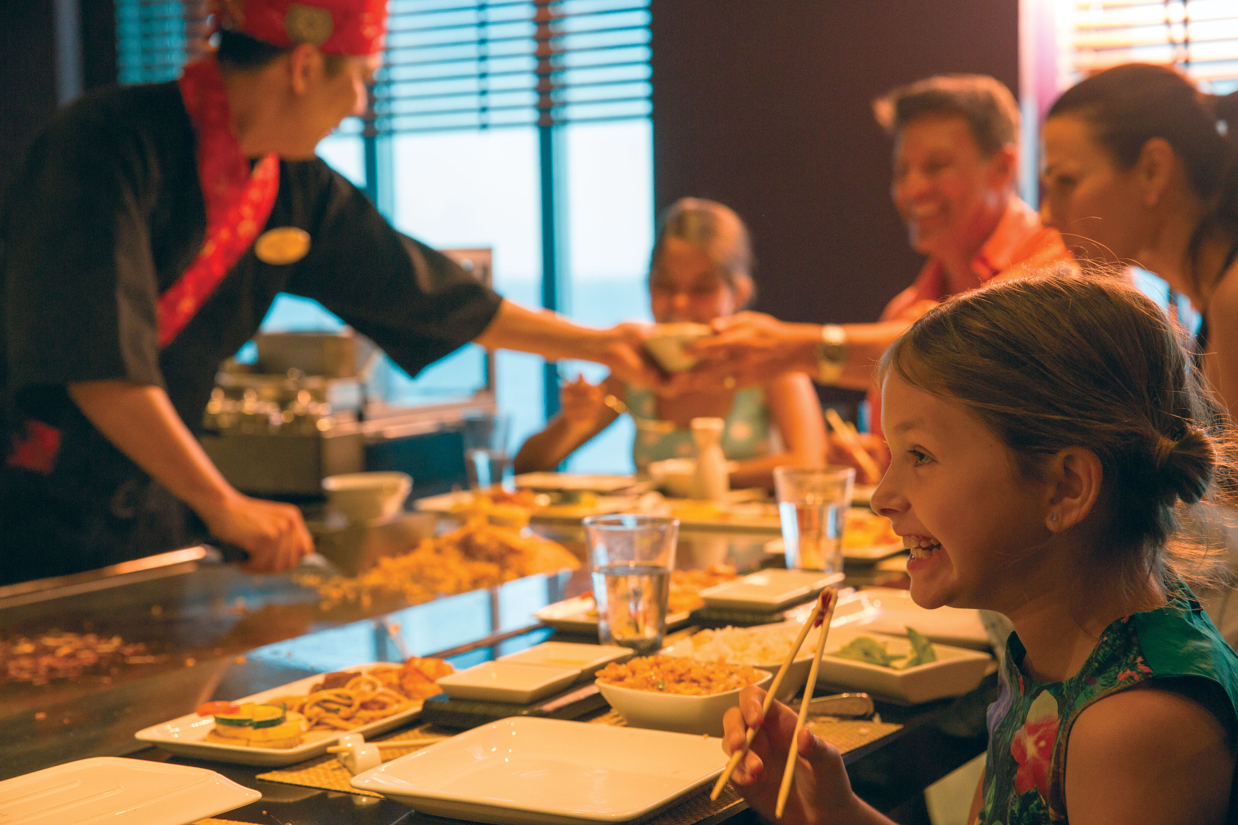 Specialrestaurangen Teppanyaki (mot extra kostnad)