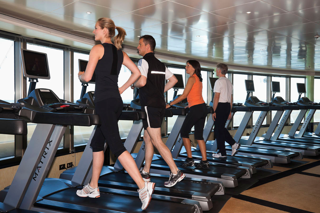 Exercise with ocean views