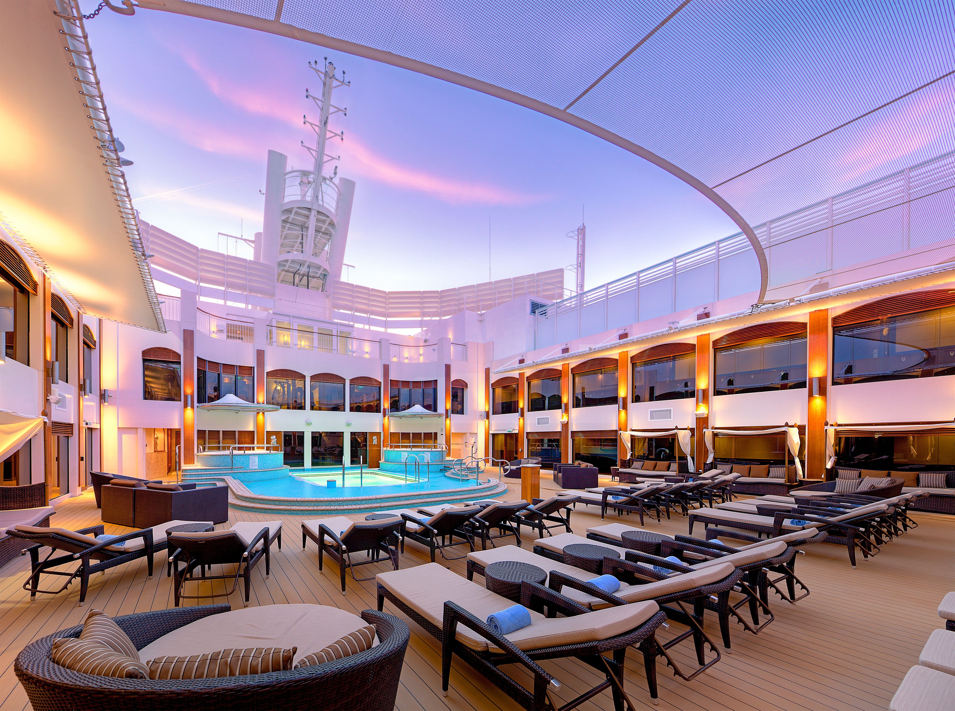 Svitområdet ”The Haven” erbjuder en privat gård med pool, soldäck, restaurang bar och gym