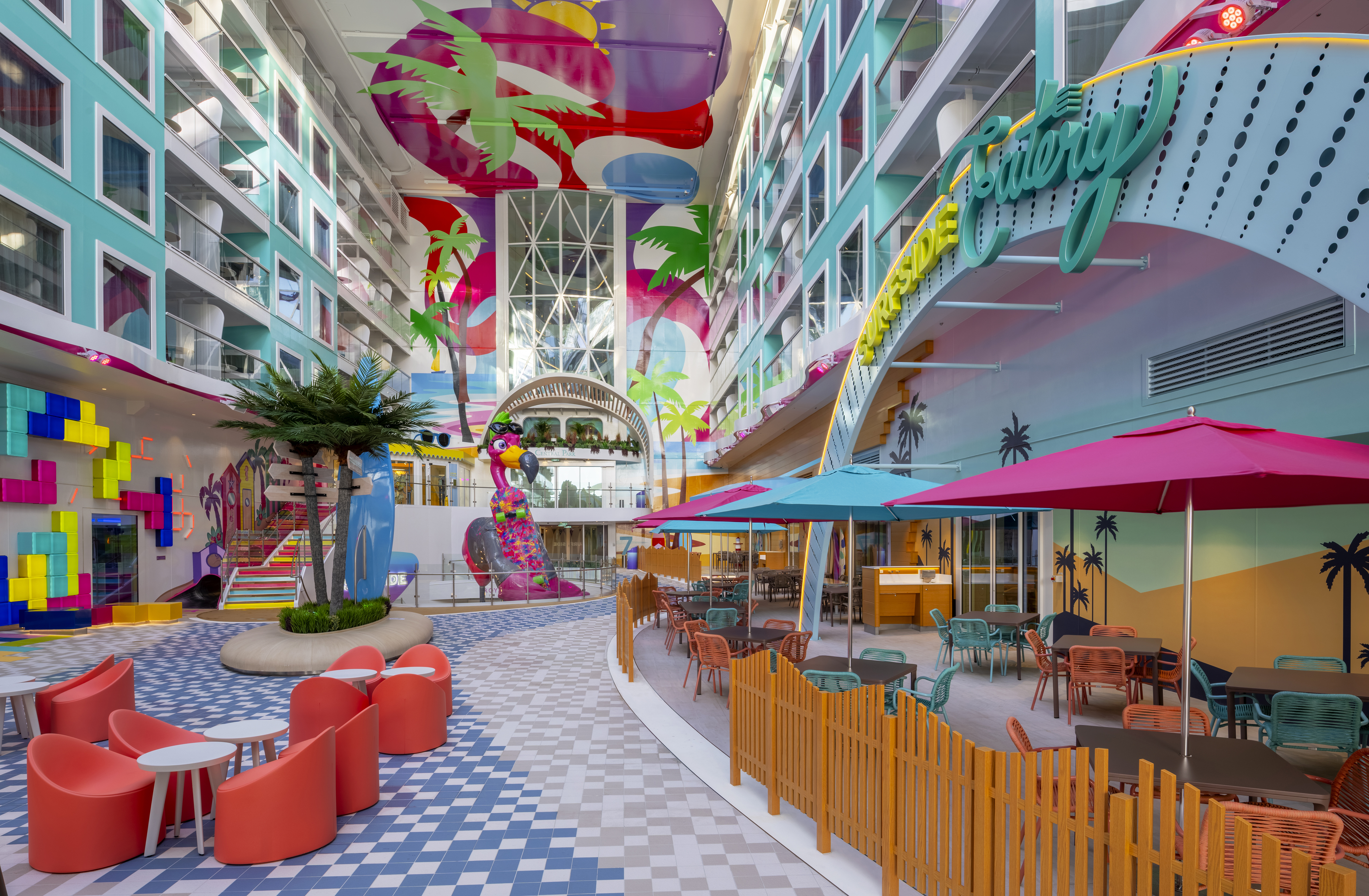 Surfside - en stadsdel där vuxna och barn i åldern sex år och under kan vara och roa sig hela dagen