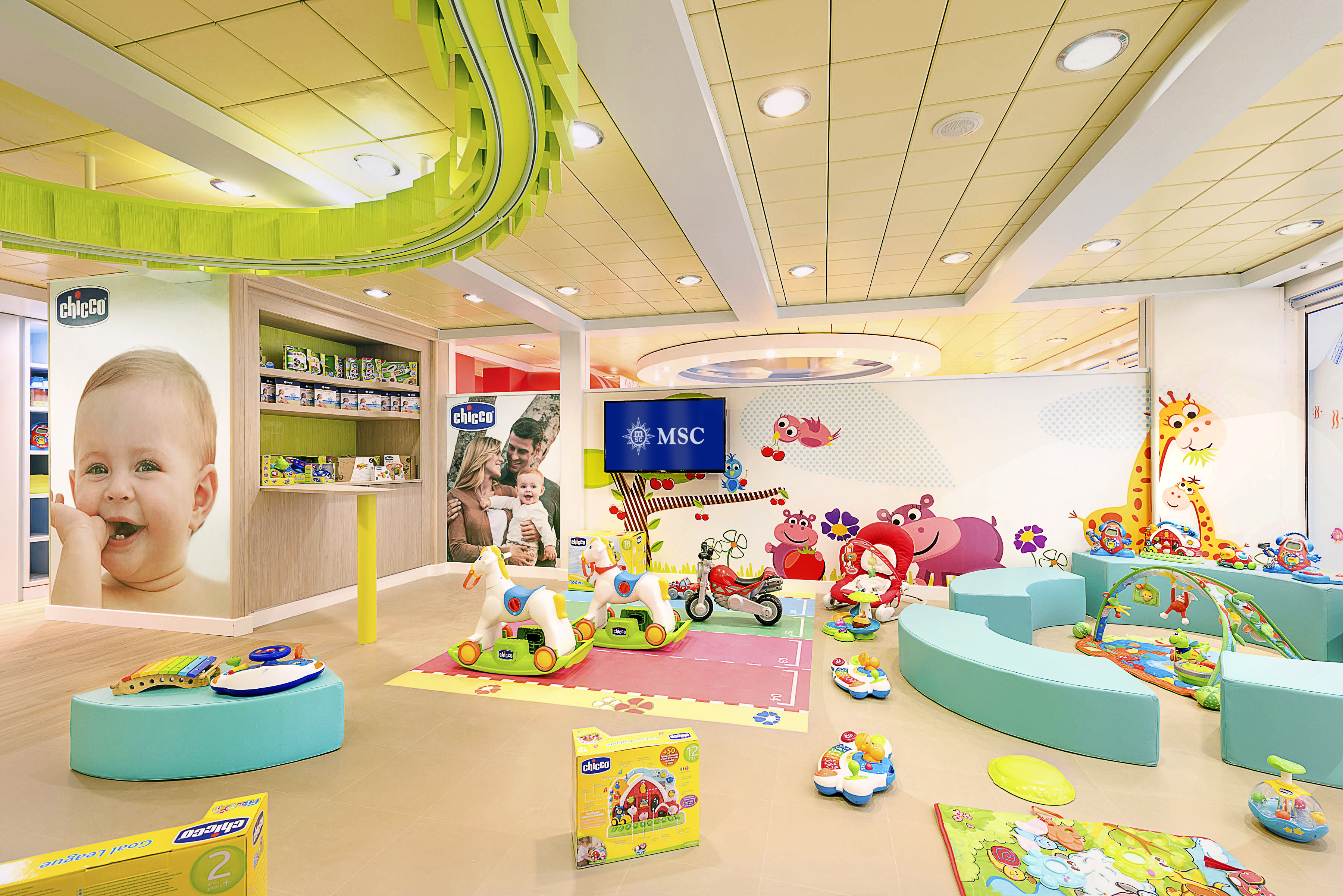 Baby Club är designad för de yngsta gästerna