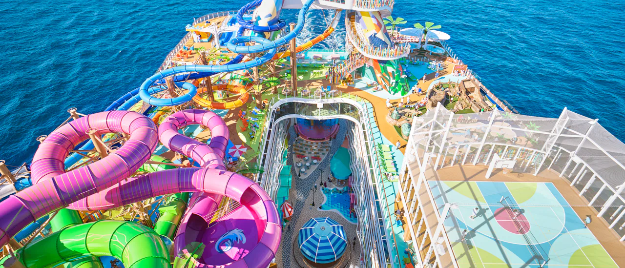 Thrill Island på Icon of the Seas erbjuder adrenalinfyllda äventyr!