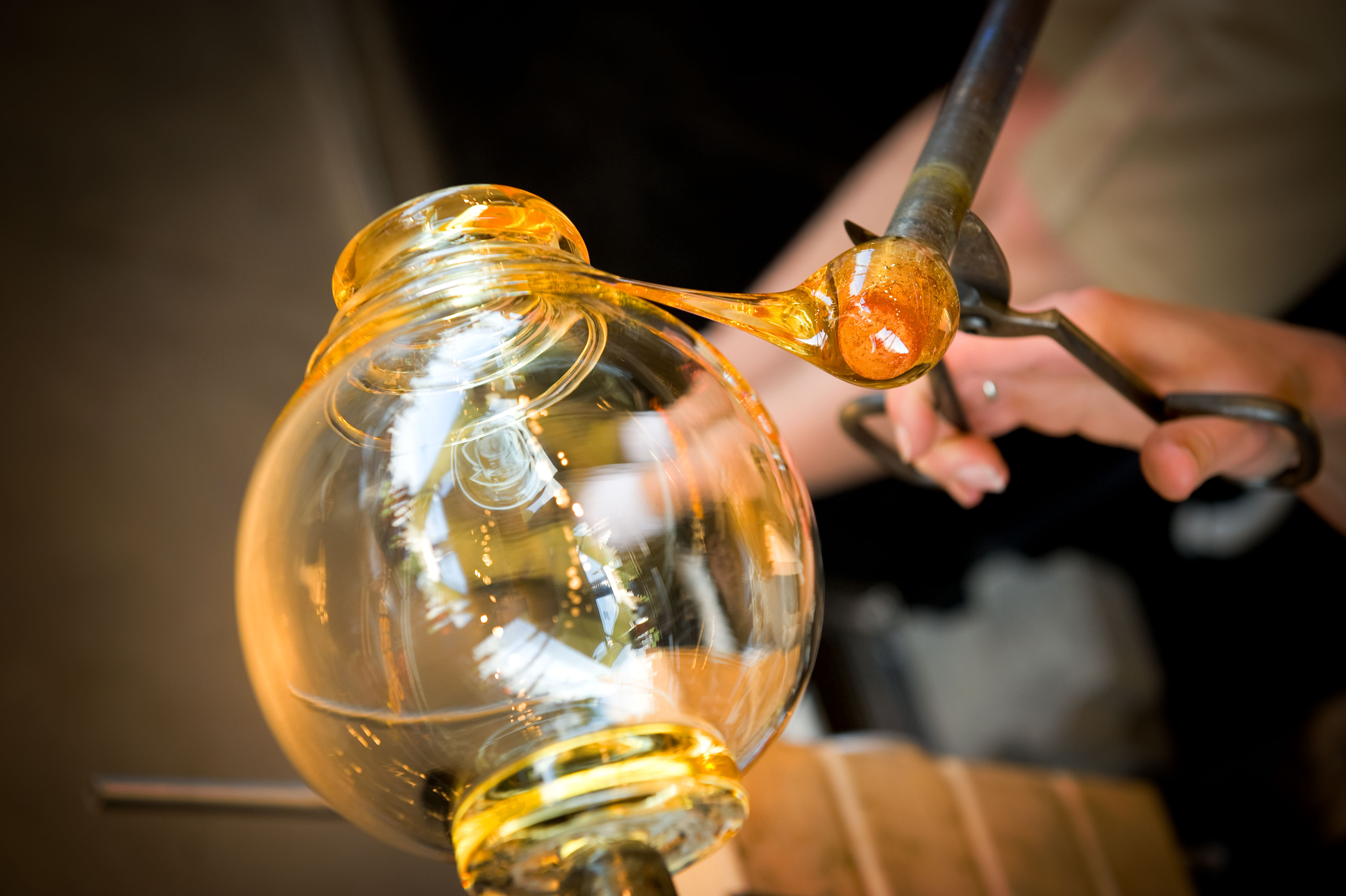 Glasblåsning