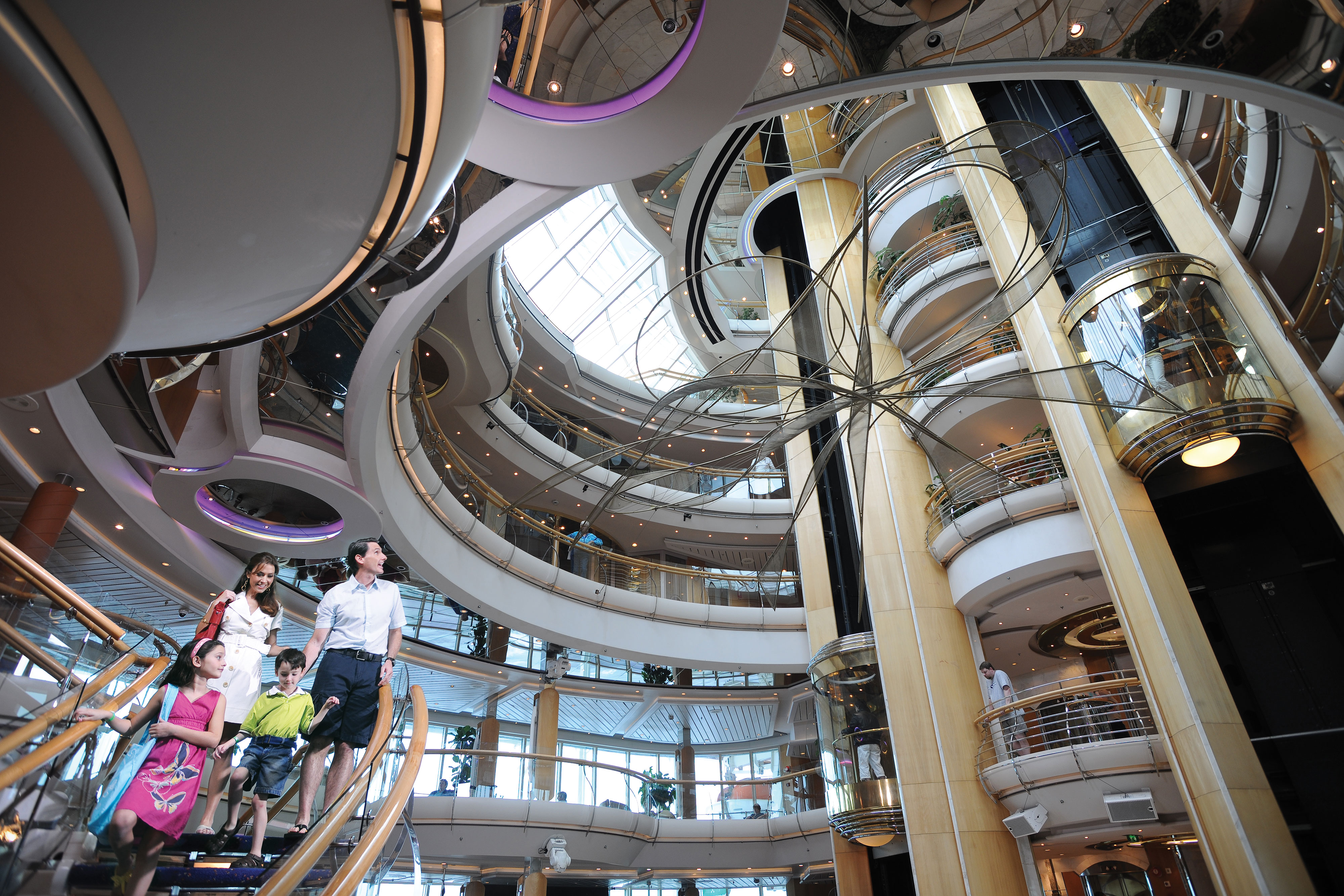 Atriet – Enchantment of the Seas hjärta