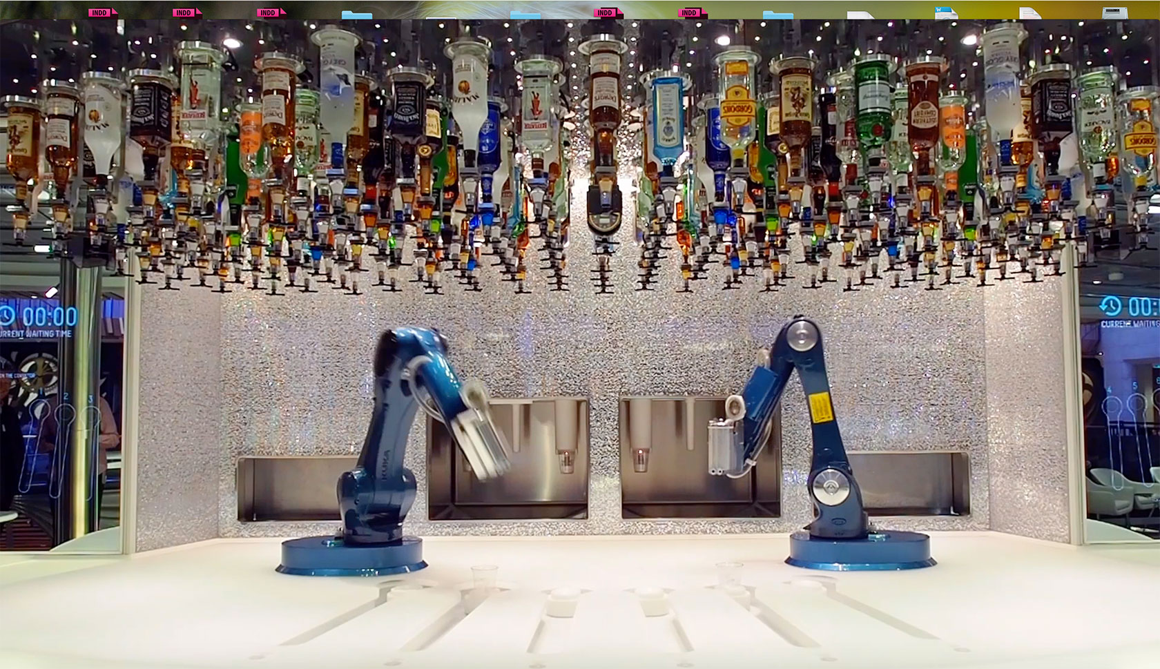 Bionic Bar – drinkar blandade av robotbartendrar