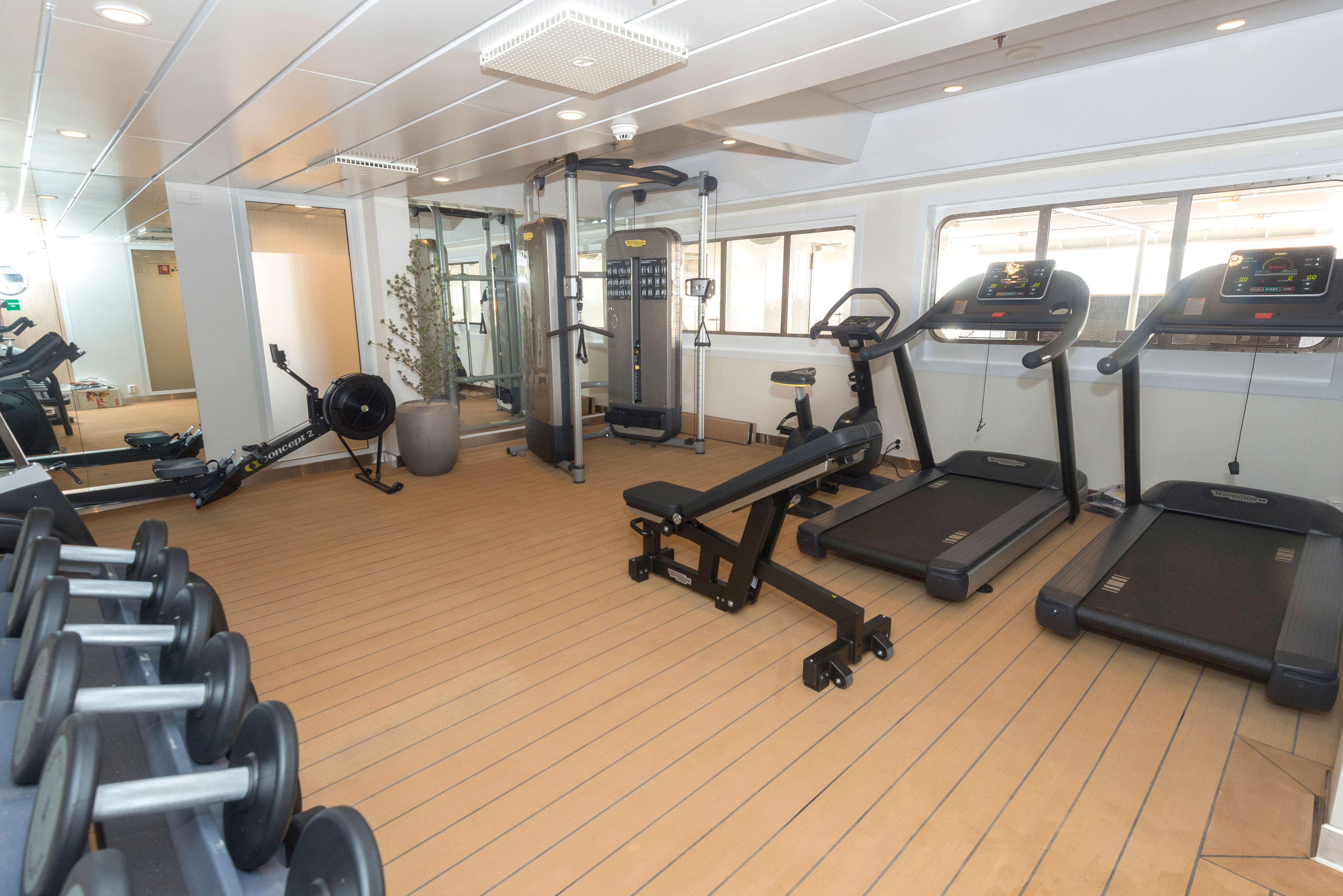 Träna på gymmet